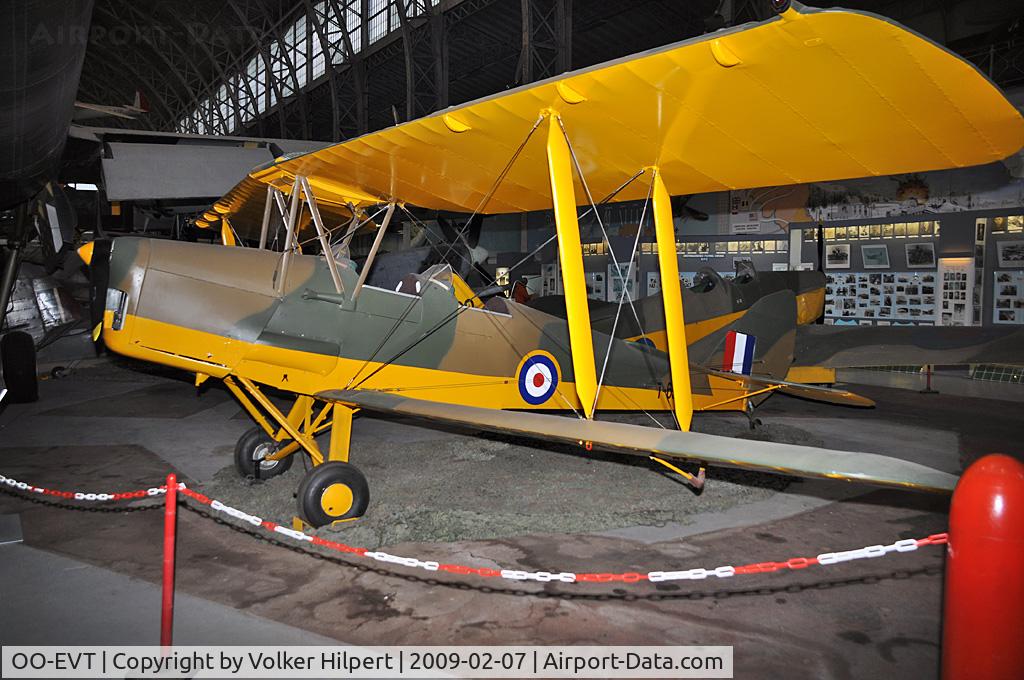 OO-EVT, 1941 De Havilland DH-82A Tiger Moth II C/N 84875, at Museum Brussels