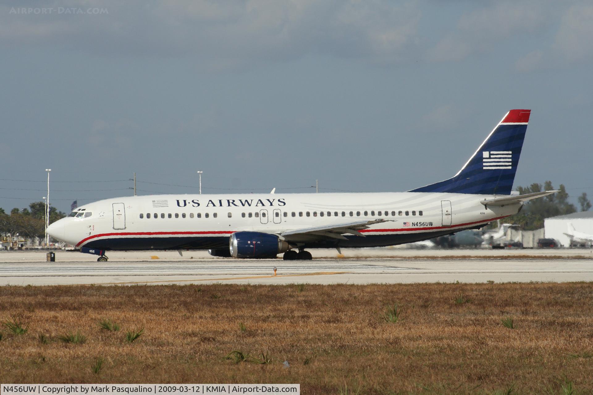 N456UW, 1991 Boeing 737-4B7 C/N 25020, Boeing 737-400