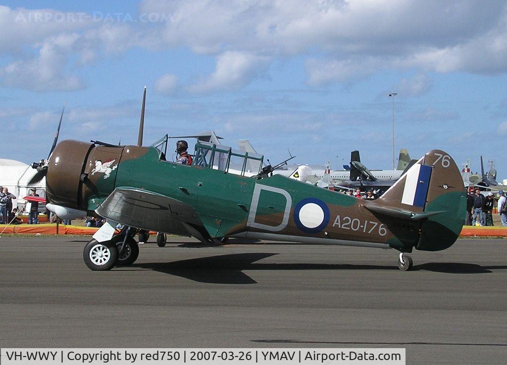 VH-WWY, 1940 Commonwealth CA-3 Wirraway Mk.II C/N 79, Wirraway VH-WWY