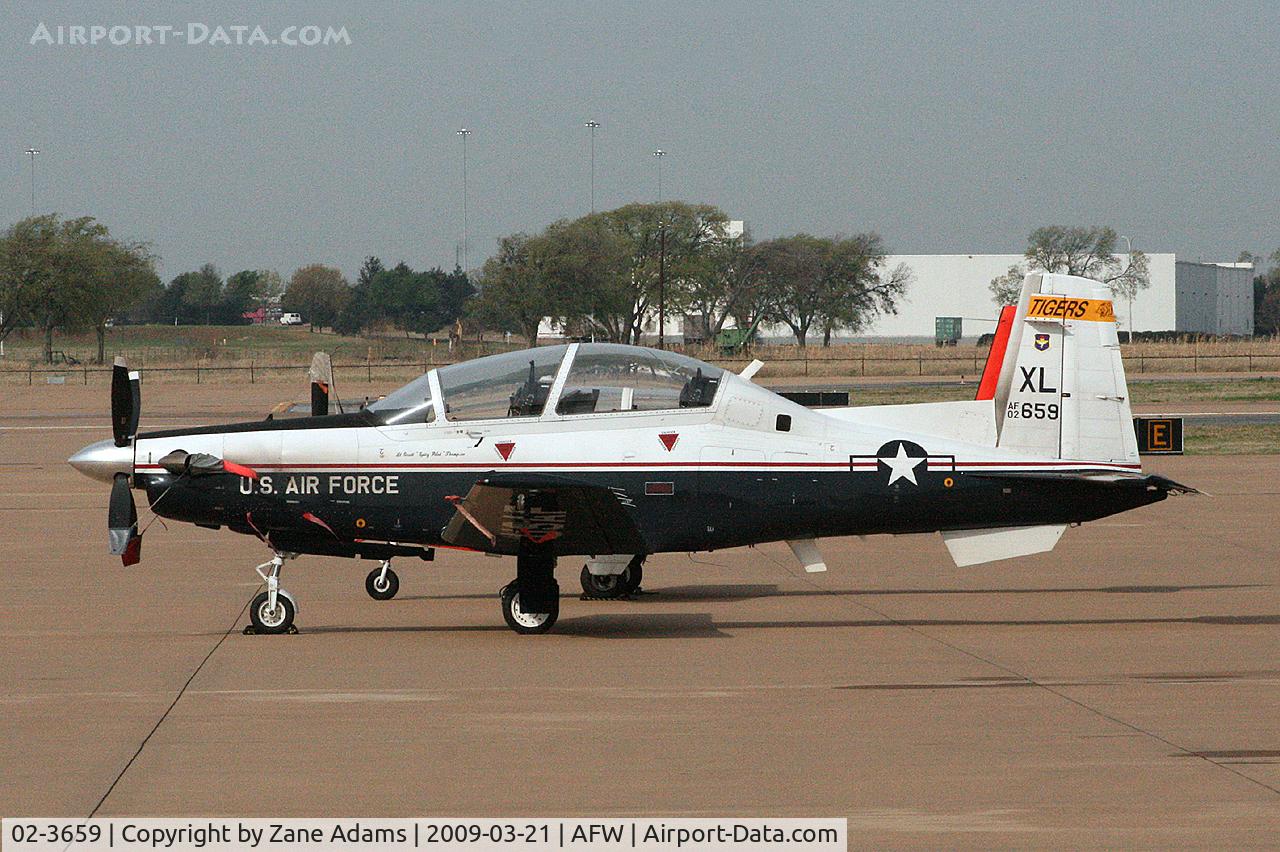 02-3659, 2002 Raytheon T-6A Texan II C/N PT-201, USAF T-6A Texan II at Alliance, Fort Worth