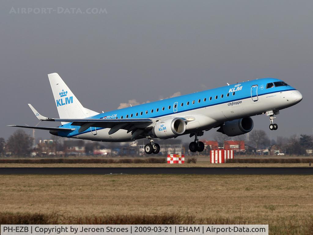 PH-EZB, 2008 Embraer 190LR (ERJ-190-100LR) C/N 19000235, .