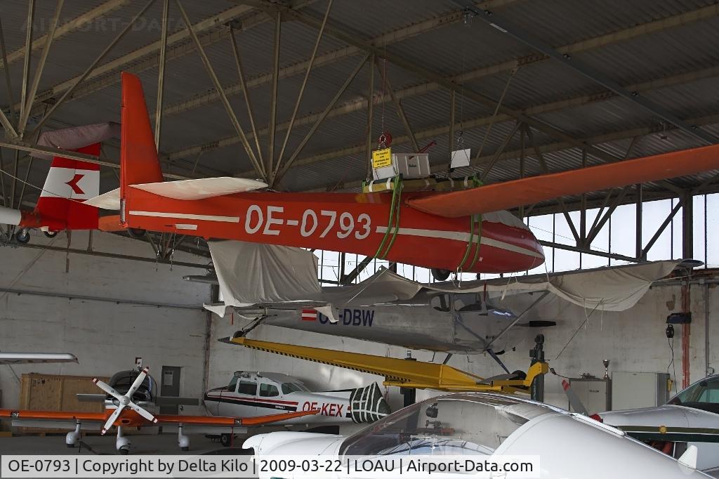 OE-0793, 1967 Scheibe SF-27B Zugvogel C/N 1701E, Stockerau LOAU-Segler 1967 gebaut