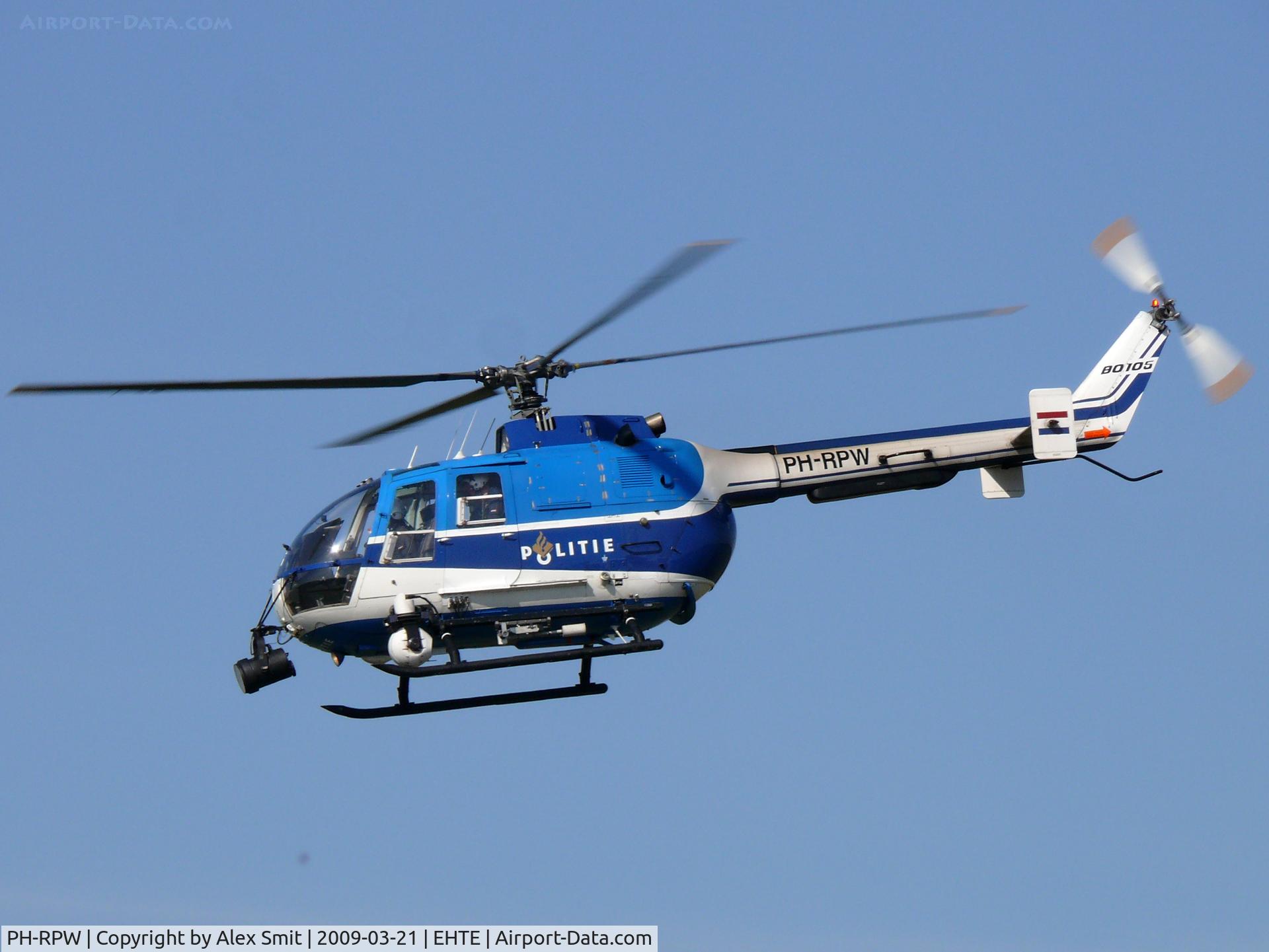 PH-RPW, MBB Bo-105C C/N S-250, MBB Bo105C PH-RPW Politie