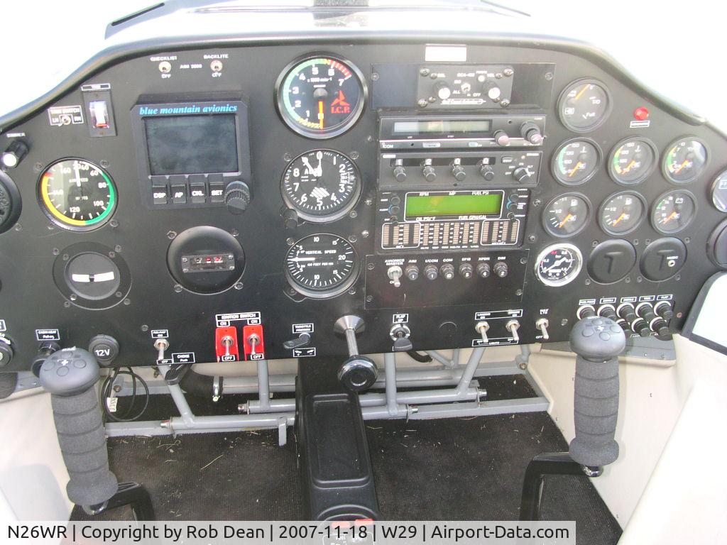 N26WR, 2005 Tecnam P-2002 Sierra C/N 144, panel