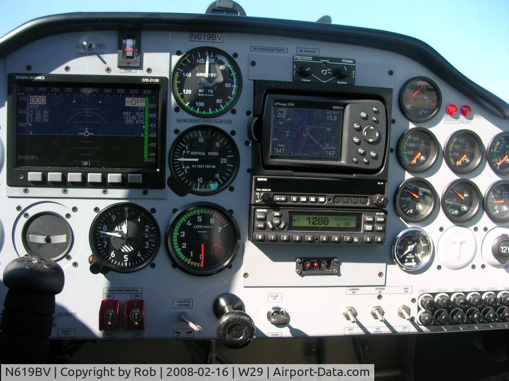 N619BV, 2006 Tecnam P-2002 Sierra C/N 230, panel