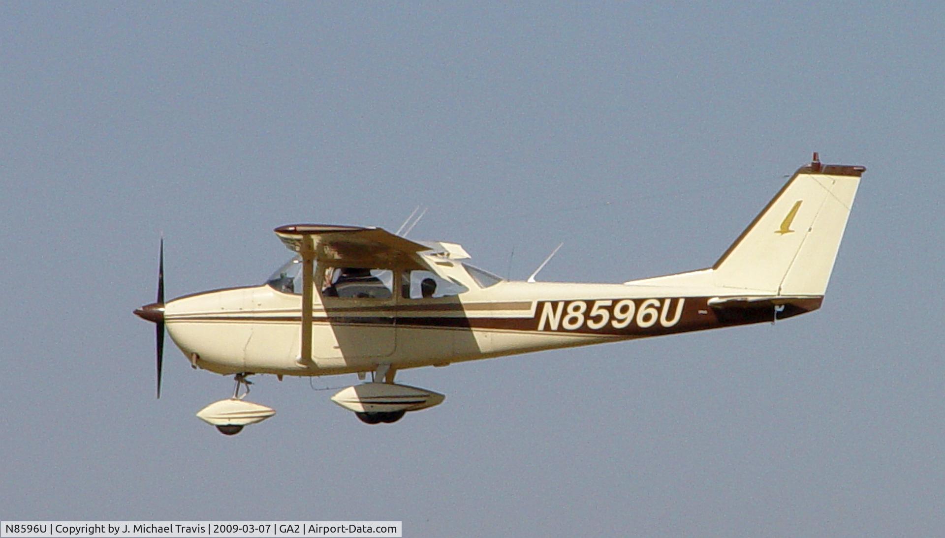 N8596U, 1965 Cessna 172F C/N 17252496, N8596U landing at GA2
