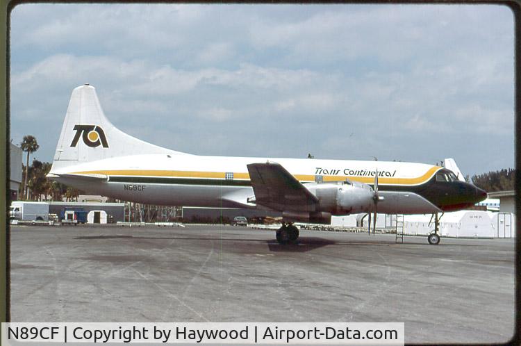 N89CF, 1954 Convair 340 C/N 189, Shown as a 440 conversion