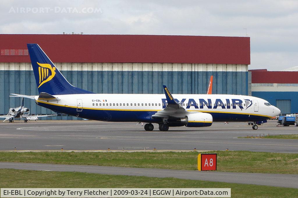 EI-EBL, 2009 Boeing 737-8AS C/N 37529, B737 recently delivered to Ryanair