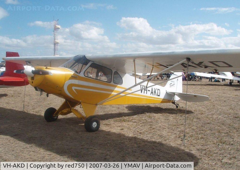 VH-AKD, 1949 Piper PA-11S Cub Special C/N 11-894, Piper Cub