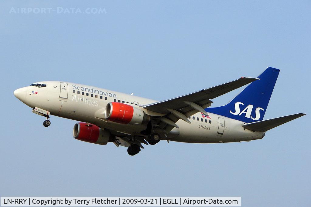 LN-RRY, 1998 Boeing 737-683 C/N 28297, SAS B737 at Heathrow