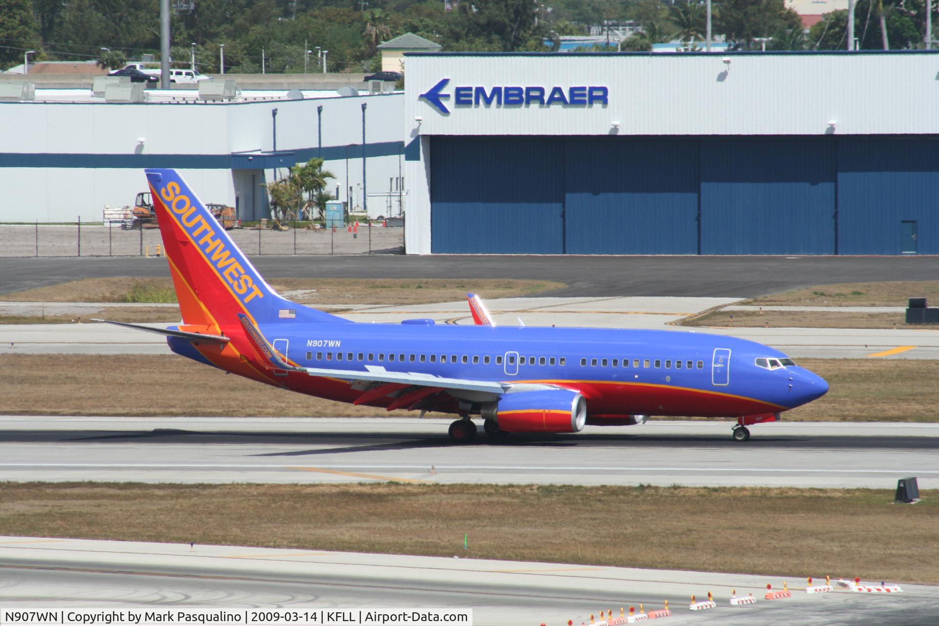 N907WN, 2008 Boeing 737-7H4 C/N 36619, Boeing 737-700