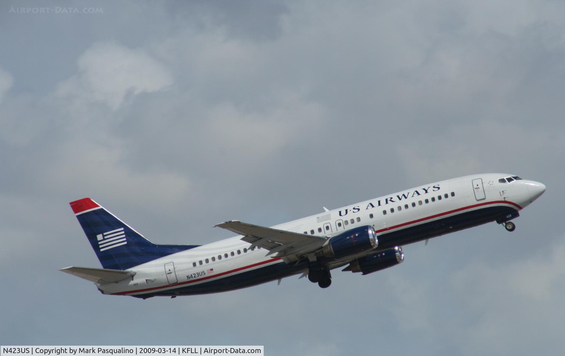N423US, 1989 Boeing 737-401 C/N 23990, Boeing 737-400