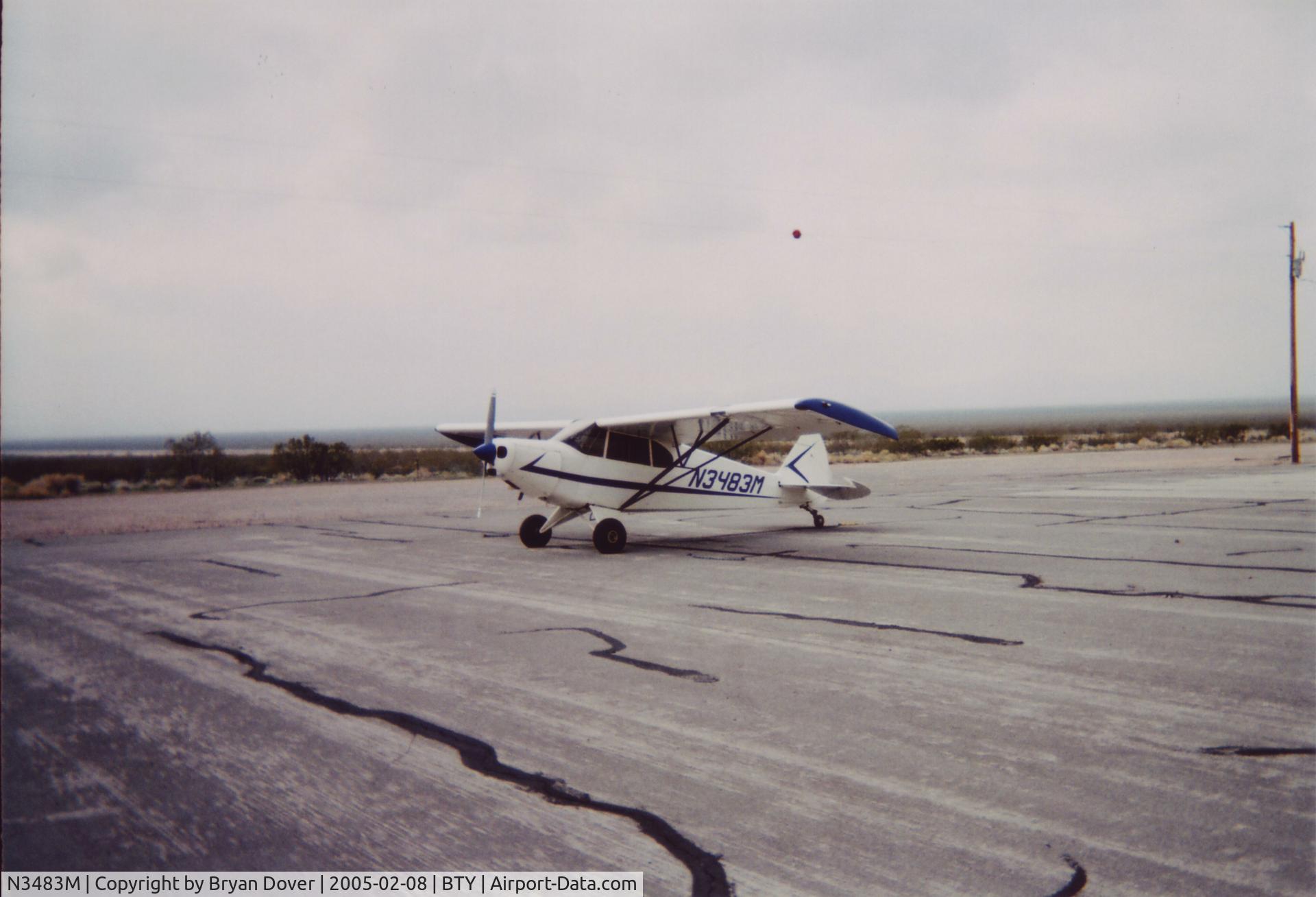 N3483M, 1947 Piper PA-12 Super Cruiser C/N 12-2339, Picture taken during ferry flight from Myrtle Beach, SC to Jackson, California