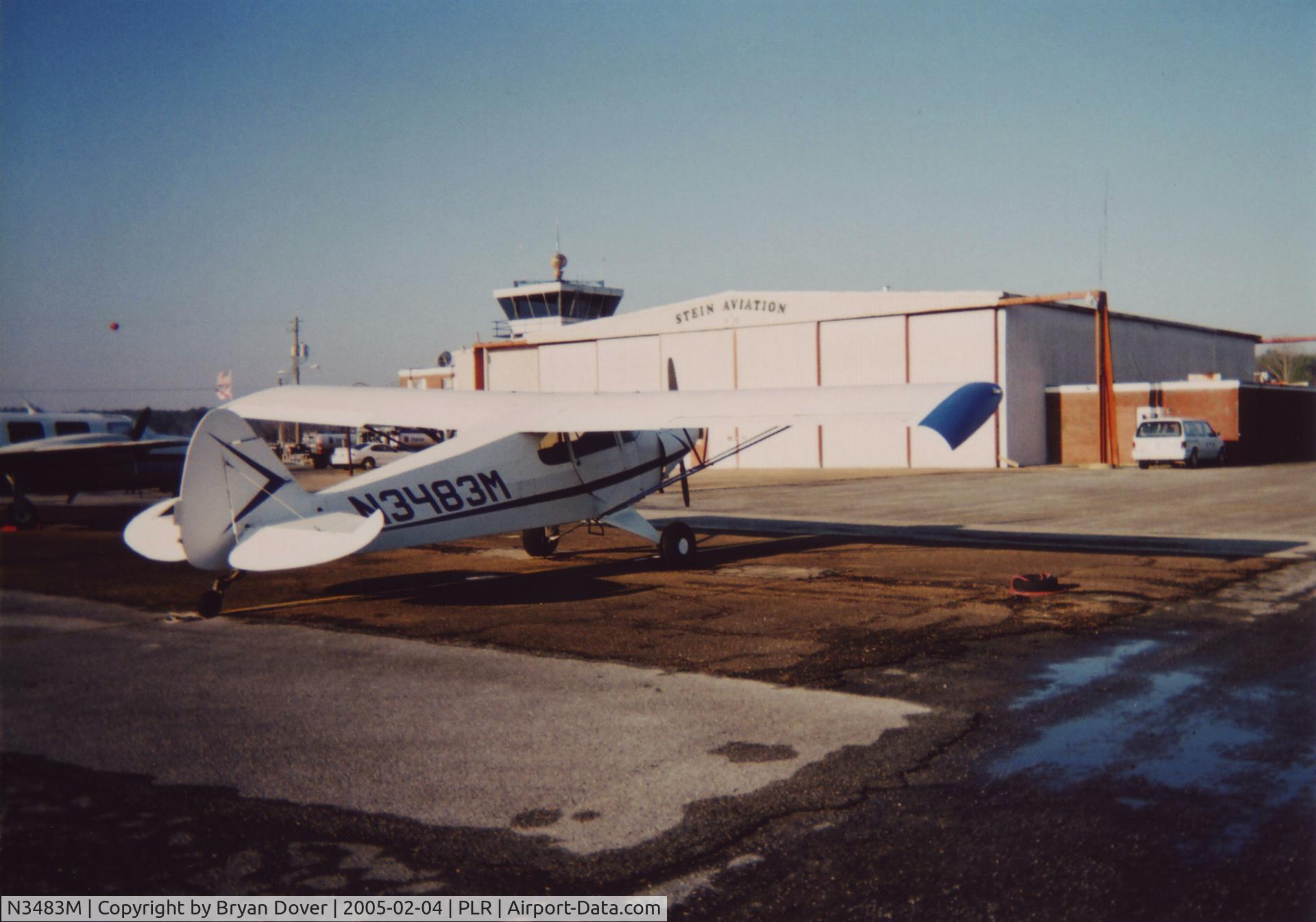 N3483M, 1947 Piper PA-12 Super Cruiser C/N 12-2339, Picture taken during ferry flight from Myrtle Beach, SC to Jackson, California