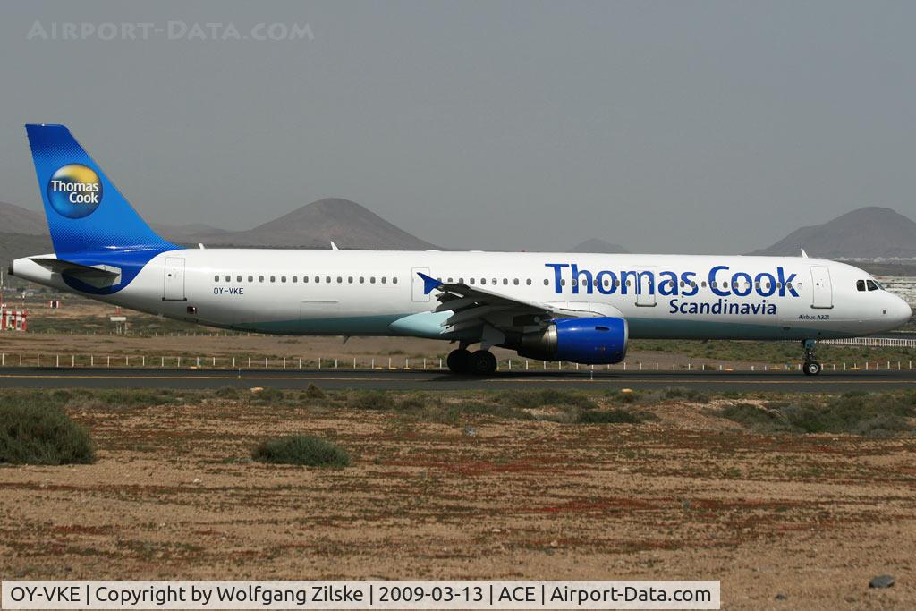 OY-VKE, 2002 Airbus A321-211 C/N 1887, visitor