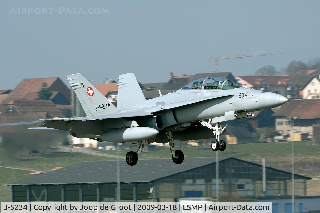 J-5234, McDonnell Douglas F/A-18D Hornet C/N 1317/SFD004, Nice village in the backdrop.