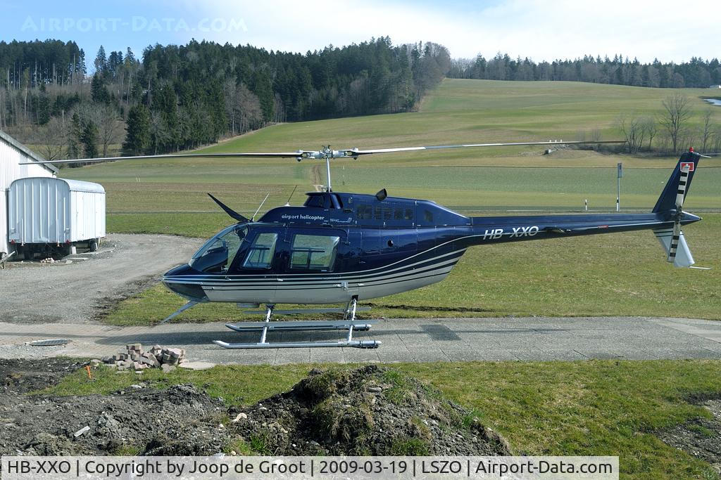HB-XXO, 1982 Bell 206B JetRanger III C/N 3595, seen on its home base