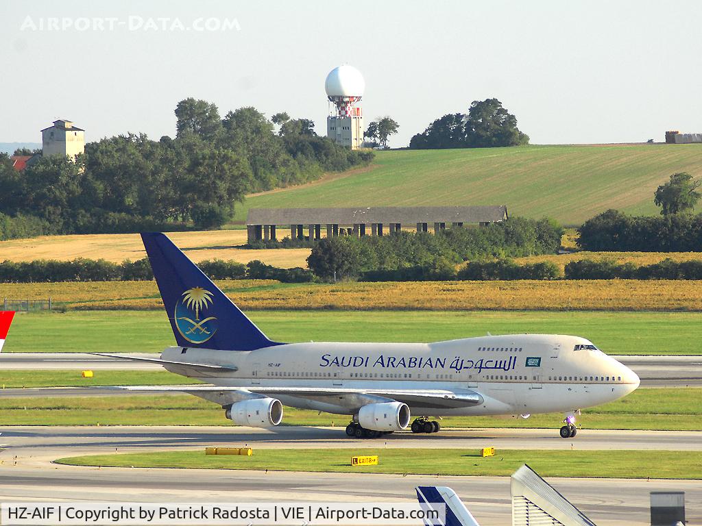 HZ-AIF, 1981 Boeing 747SP-68 C/N 22503, This really rare 747SP eqpt. with Rolls Royce Engines visited VIE in Summer 2008