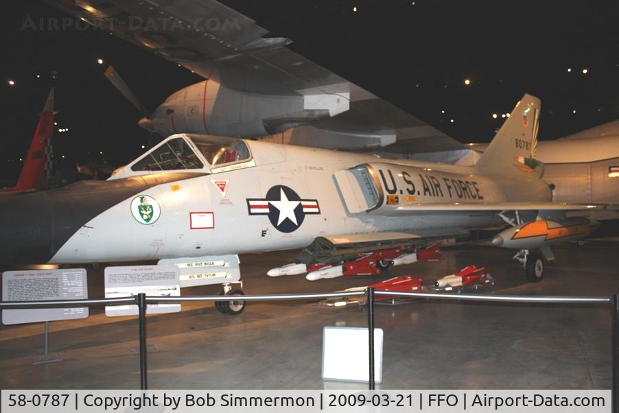 58-0787, 1958 Convair F-106A Delta Dart C/N 8-24-118, Convair F-106A Delta Dart at the USAF Museum in Dayton, Ohio. This plane was dubbed