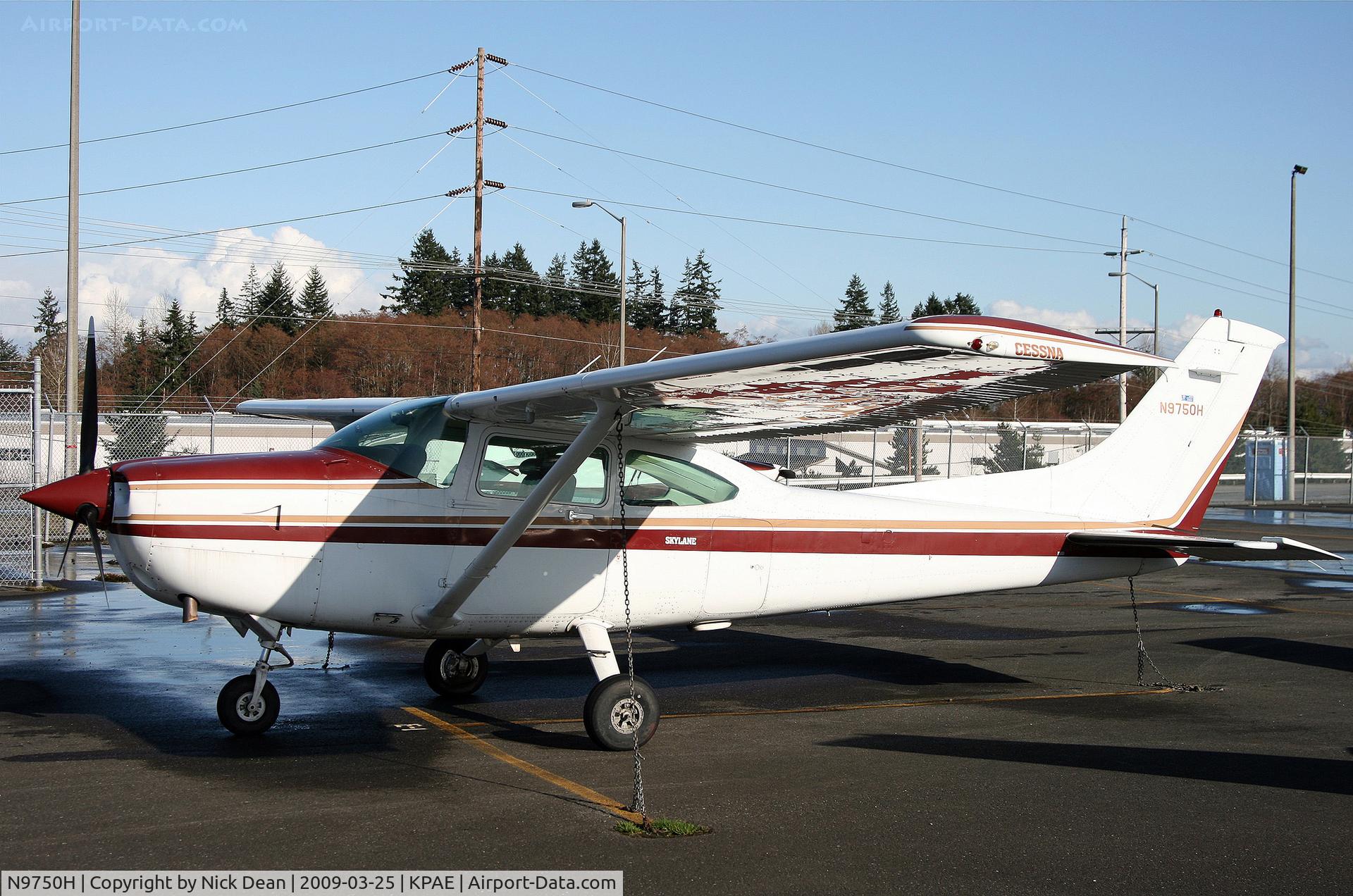 N9750H, 1981 Cessna T182 Skylane C/N 18267995, KPAE