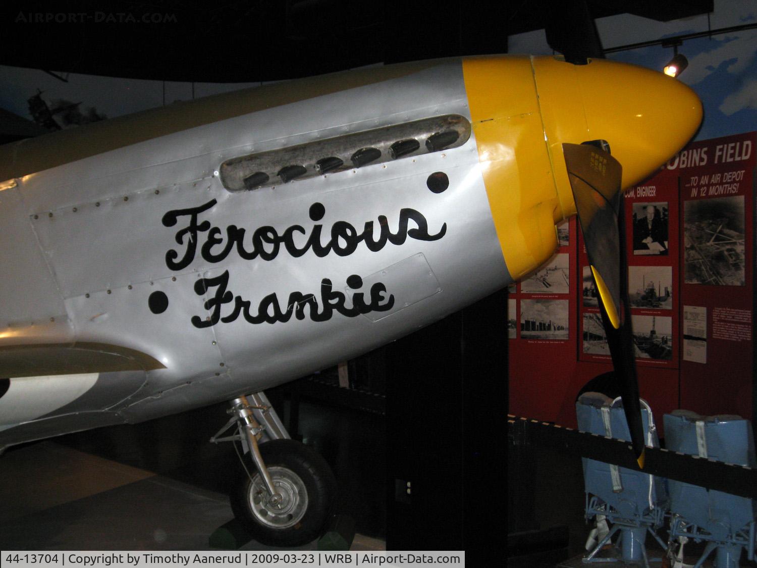 44-13704, 1944 North American P-51D-5-NA Mustang C/N 109-27337, Museum of Aviation, Robins AFB