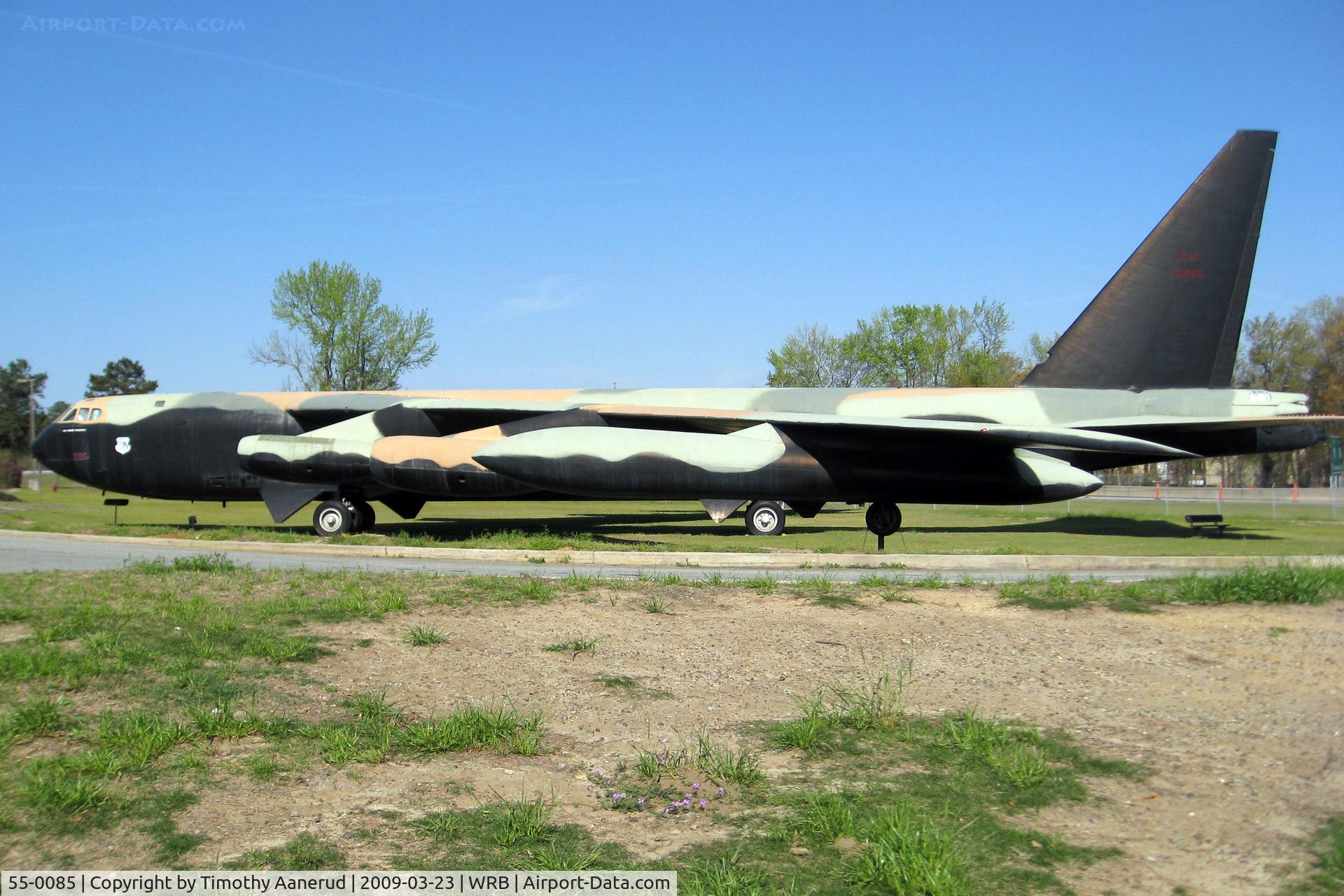 55-0085, 1955 Boeing B-52D Stratofortress C/N 17201, Museum of Aviation, Robins AFB