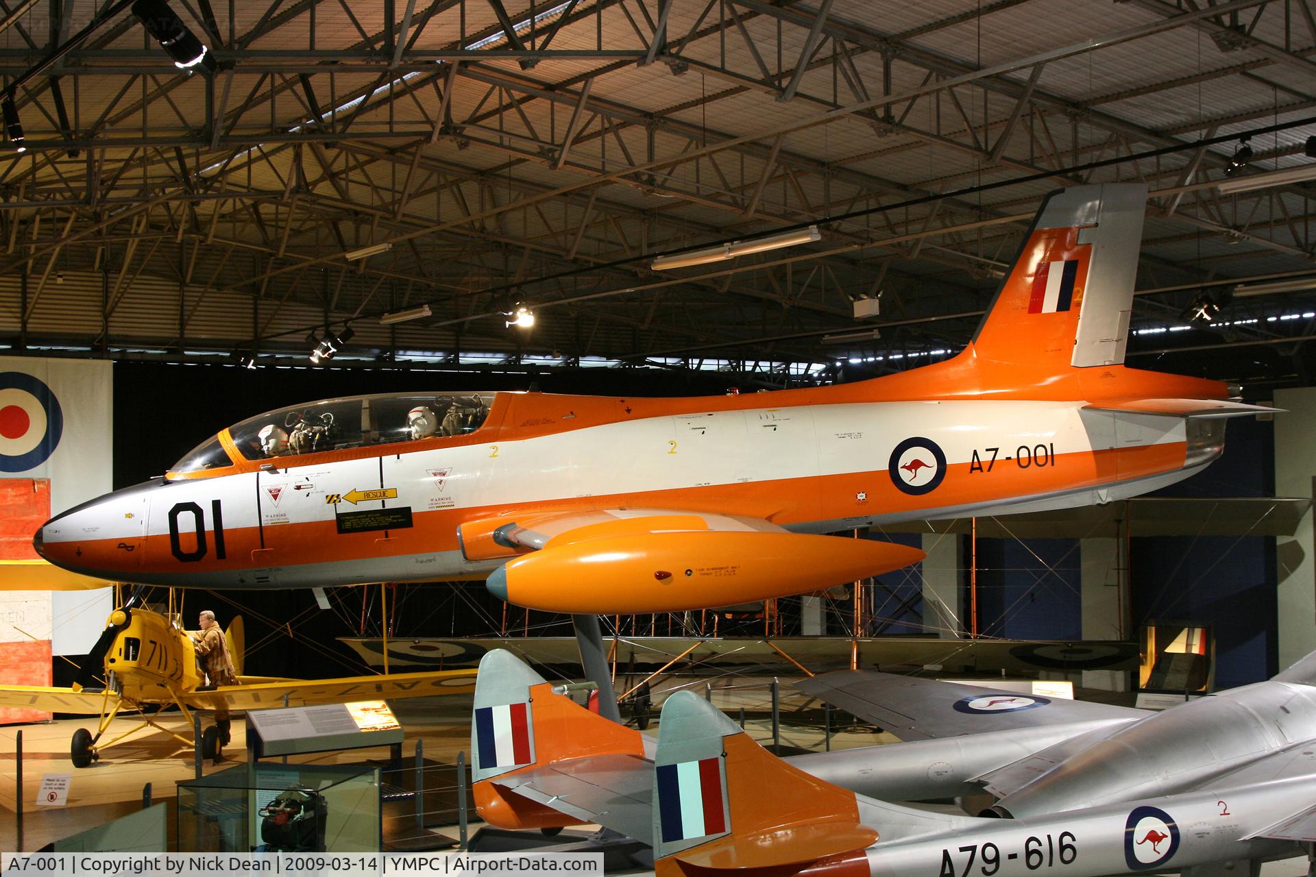 A7-001, Aermacchi MB-326H C/N 6351/120, YMPV (Point Cook RAAF Museum)
