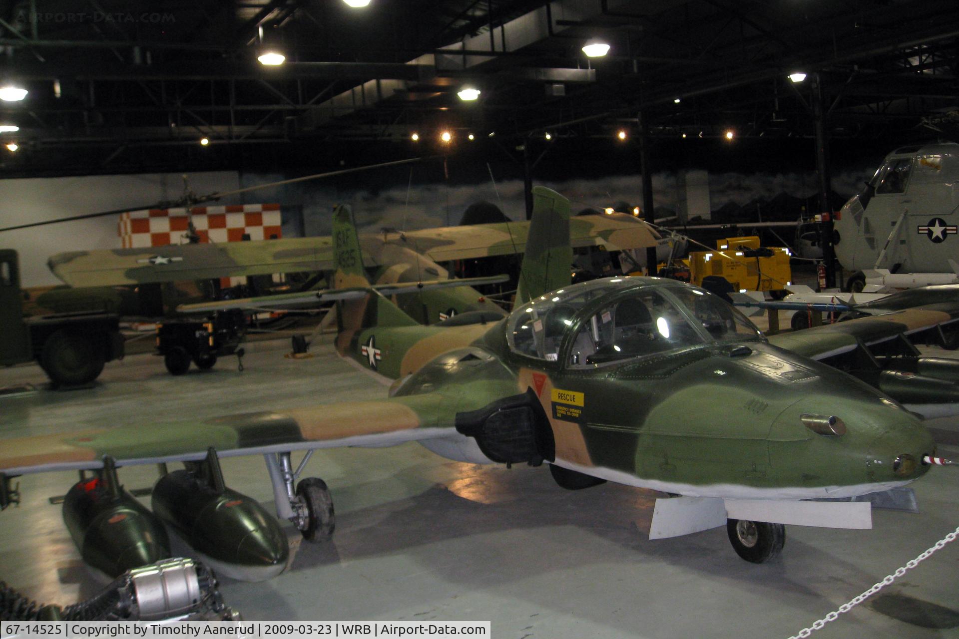67-14525, 1967 Cessna A-37A Dragonfly C/N 40043, Museum of Aviation, Robins AFB