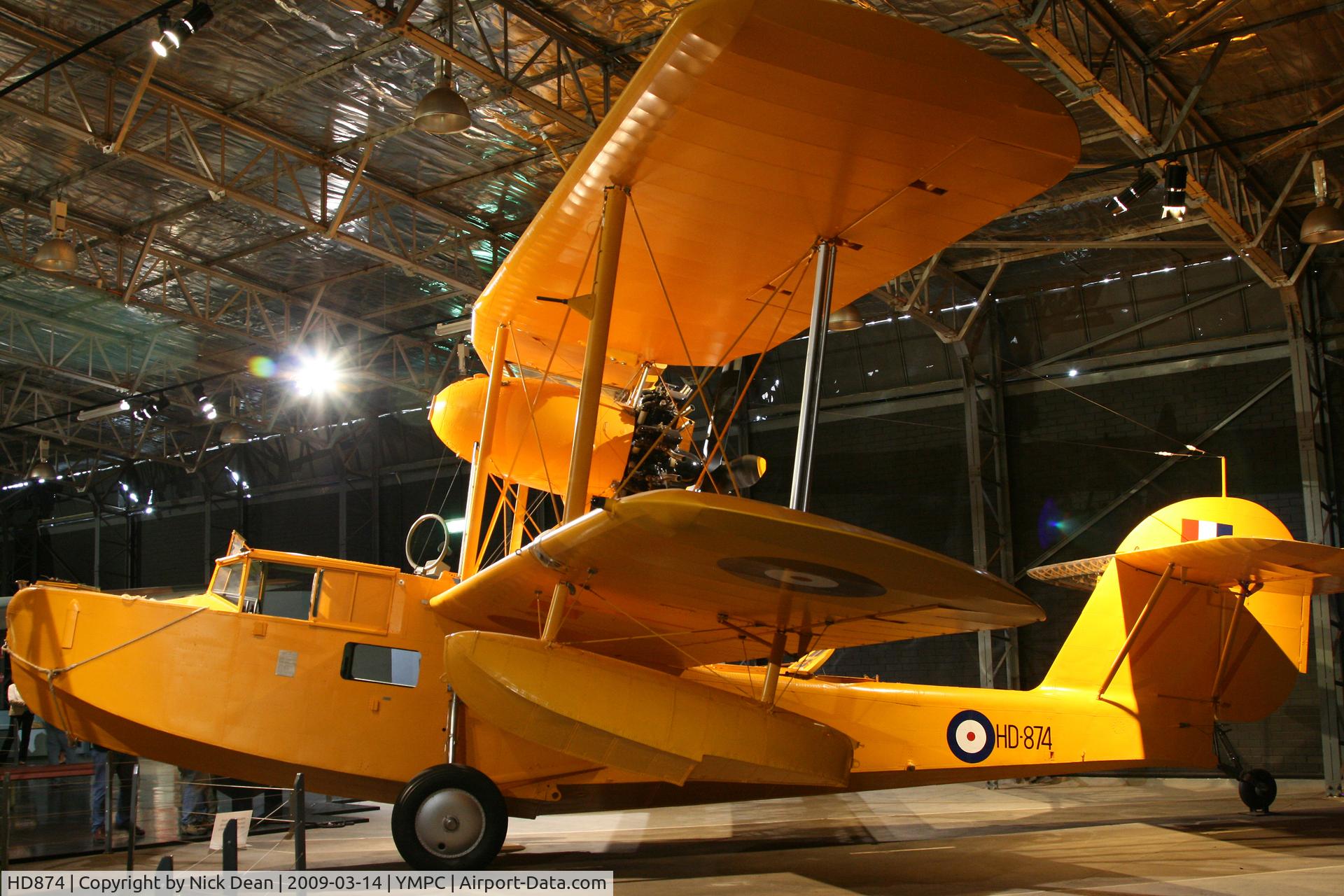 HD874, 1943 Supermarine Seagull V C/N Not found HD874, YMPC (RAAF Museum)