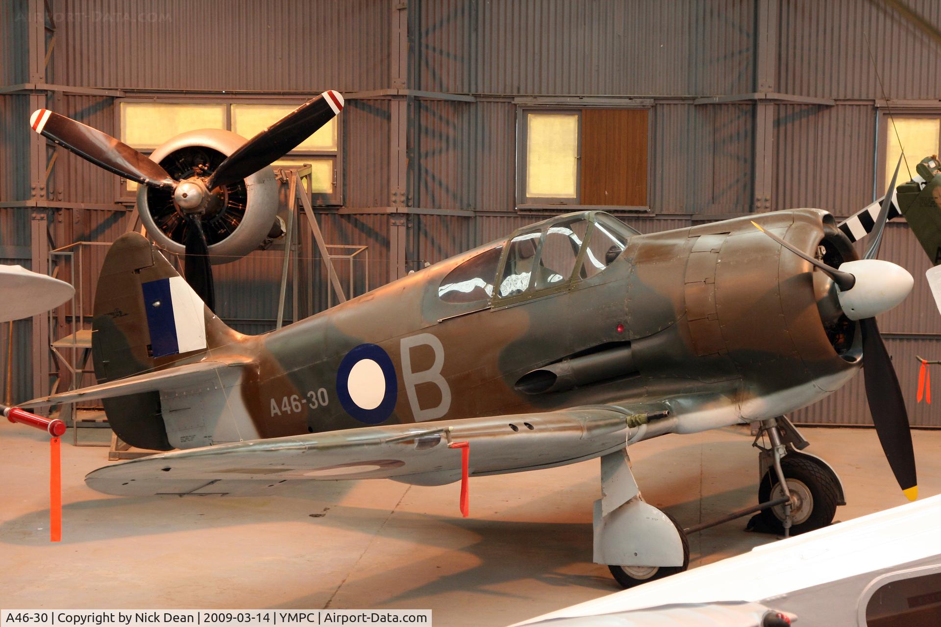 A46-30, 1943 Commonwealth CA-12 Boomerang C/N 853, YMPC (RAAF Museum)