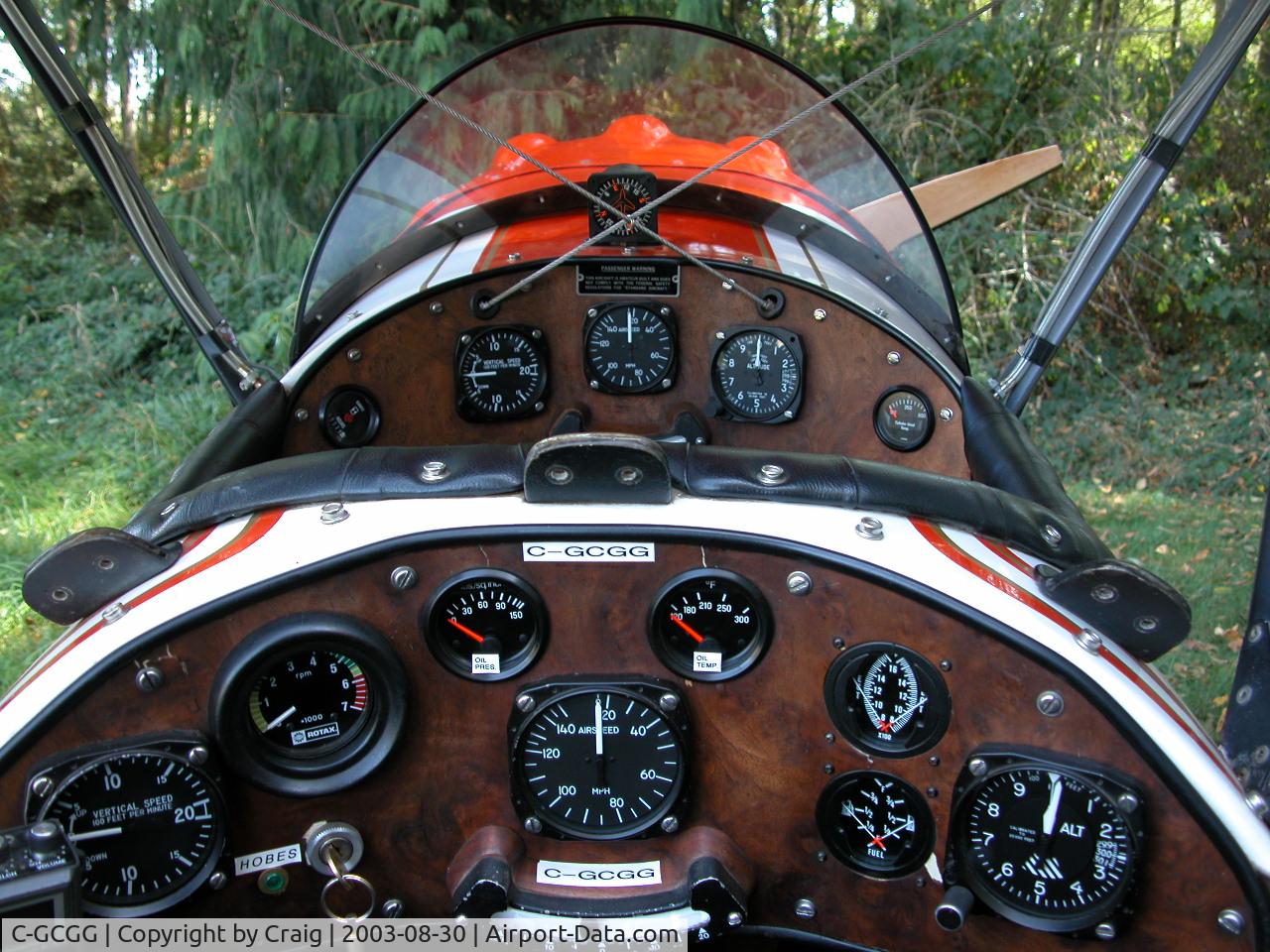 C-GCGG, 1989 Murphy Renegade Spirit C/N 0099, Dual Controls