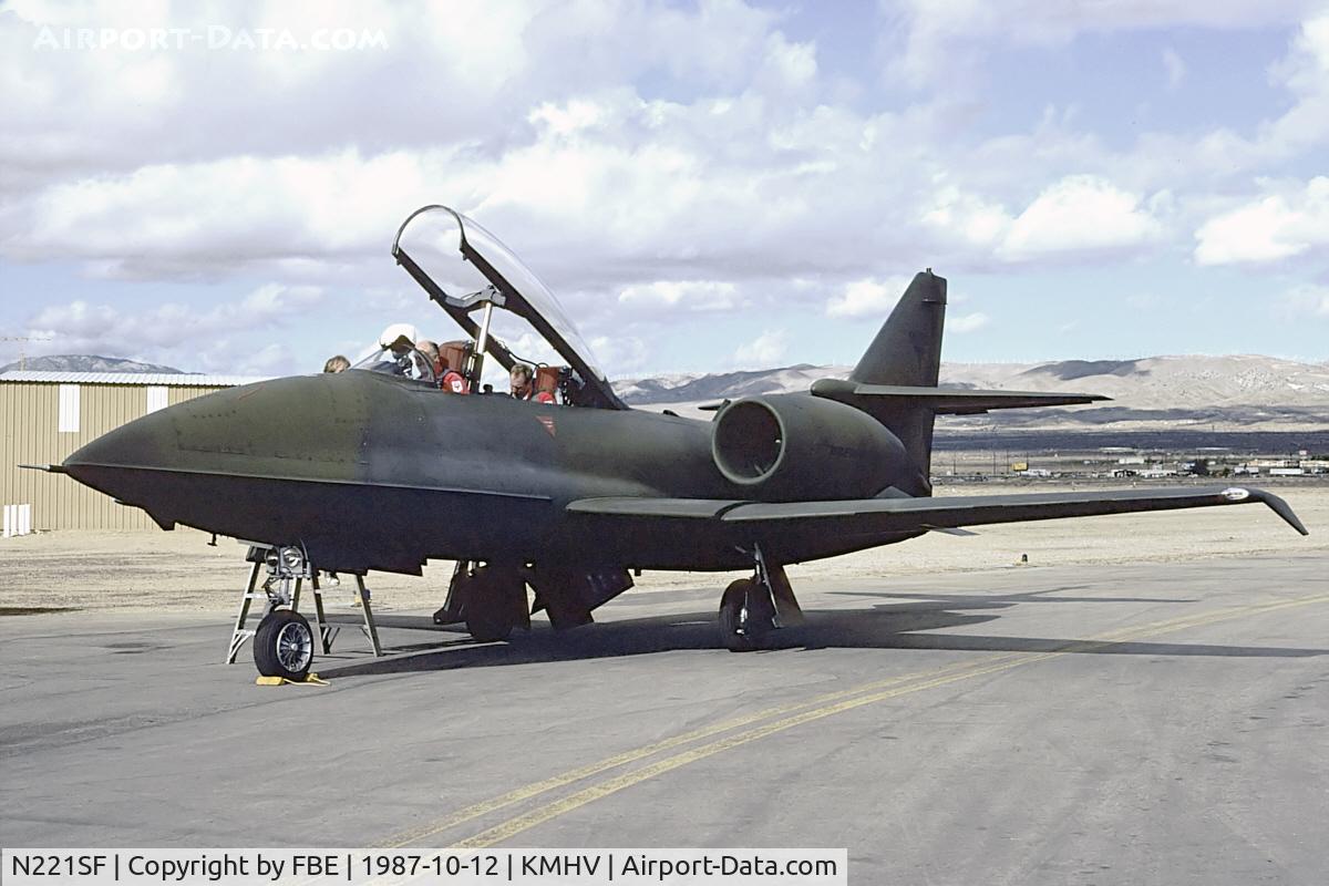 N221SF, 1958 Boeing Skyfox C/N T.33-160, Boeings attempt to a new basic jet trainer came out with the Sky Fox, which shows some similarities with the Lockheed T-33 (Kodachrome slide scan)