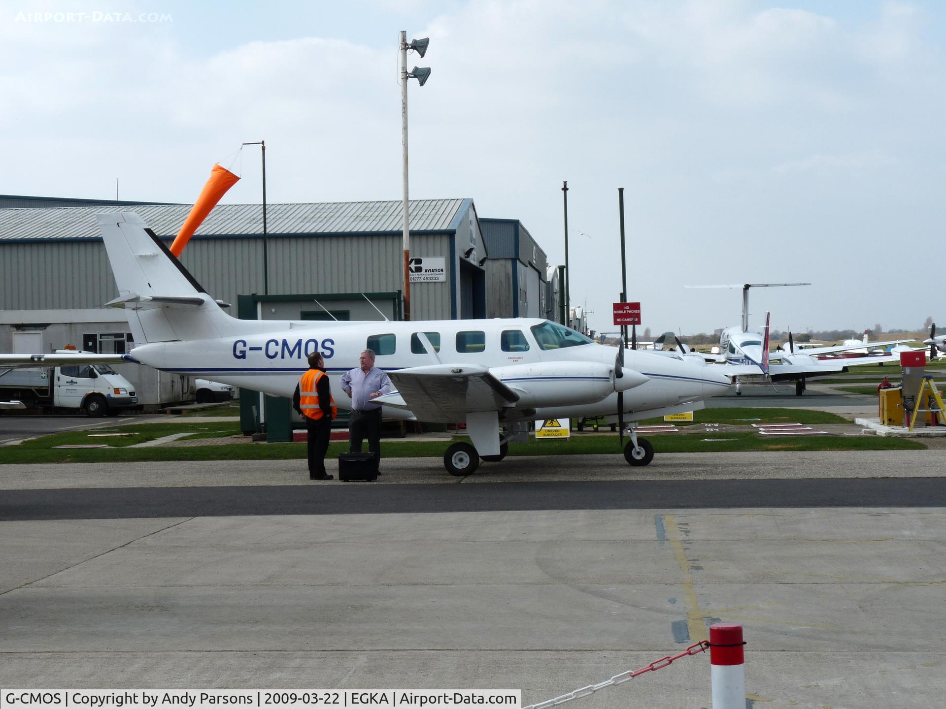 G-CMOS, 1983 Cessna T303 Crusader C/N T303-00222, G-CMOS at Shoreham
