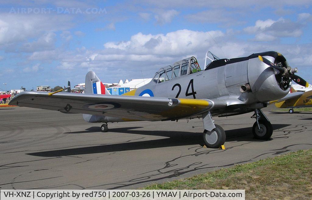 VH-XNZ, 1943 North American AT-6D Harvard III C/N 88-13188 (41-33396), AT-6D Texan VH-XNZ