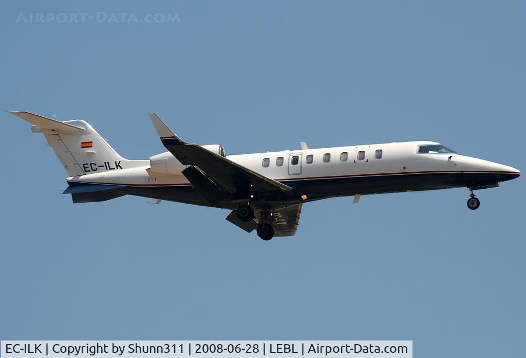 EC-ILK, 1999 Learjet 45 C/N 45-064, Landing 07R