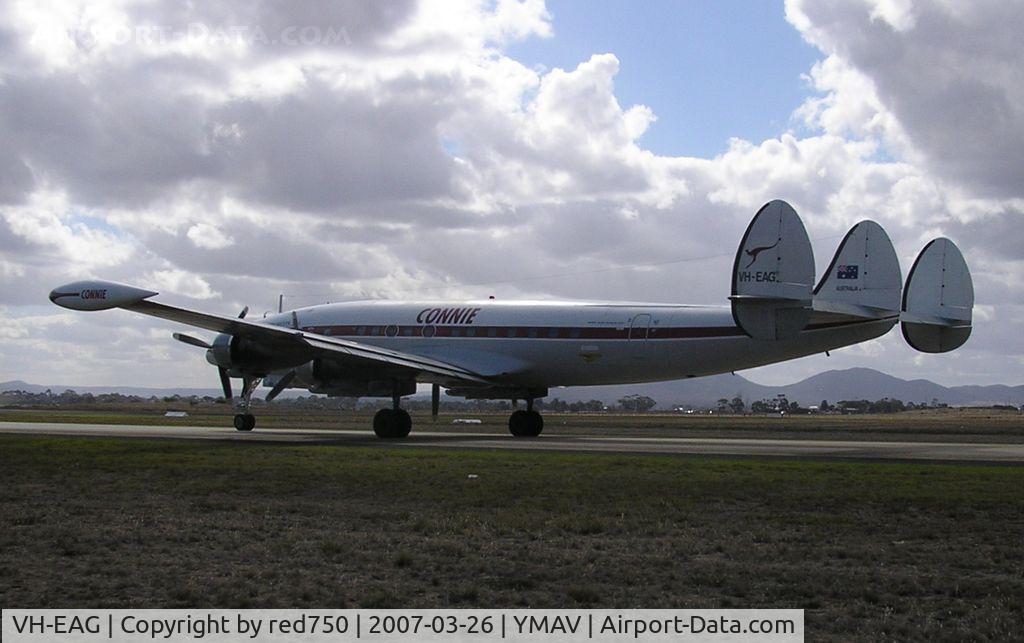 VH-EAG, 1955 Lockheed L-1049F Super Constellation C/N 4176, Constellation VH-EAG