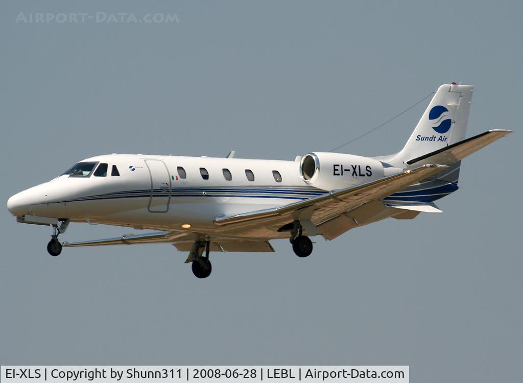 EI-XLS, 2006 Cessna 560XLS Citation Excel C/N 560-5666, Landing rwy 07R