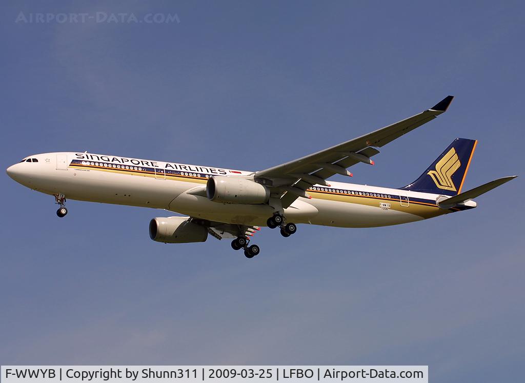 F-WWYB, 2009 Airbus A330-343X C/N 1006, C/n 1006 - To be 9V-STE