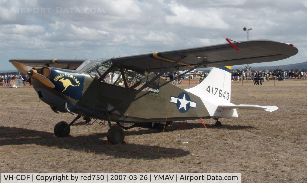 VH-CDF, 1944 Stinson L-5B Sentinel C/N 76-2380, Stinson L-5B VH-CDF