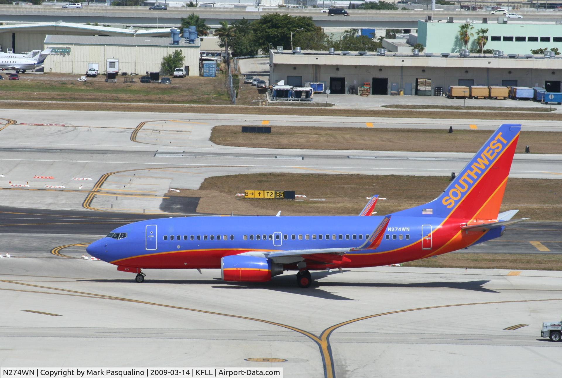N274WN, 2007 Boeing 737-7H4 C/N 32529, Boeing 737-700