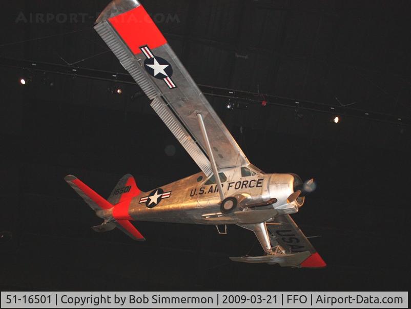 51-16501, 1951 De Havilland Canada U-6 Beaver C/N 277/1091, 1951 DeHavilland U-6A (L-20) Beaver at the USAF Museum in Dayton, Ohio.