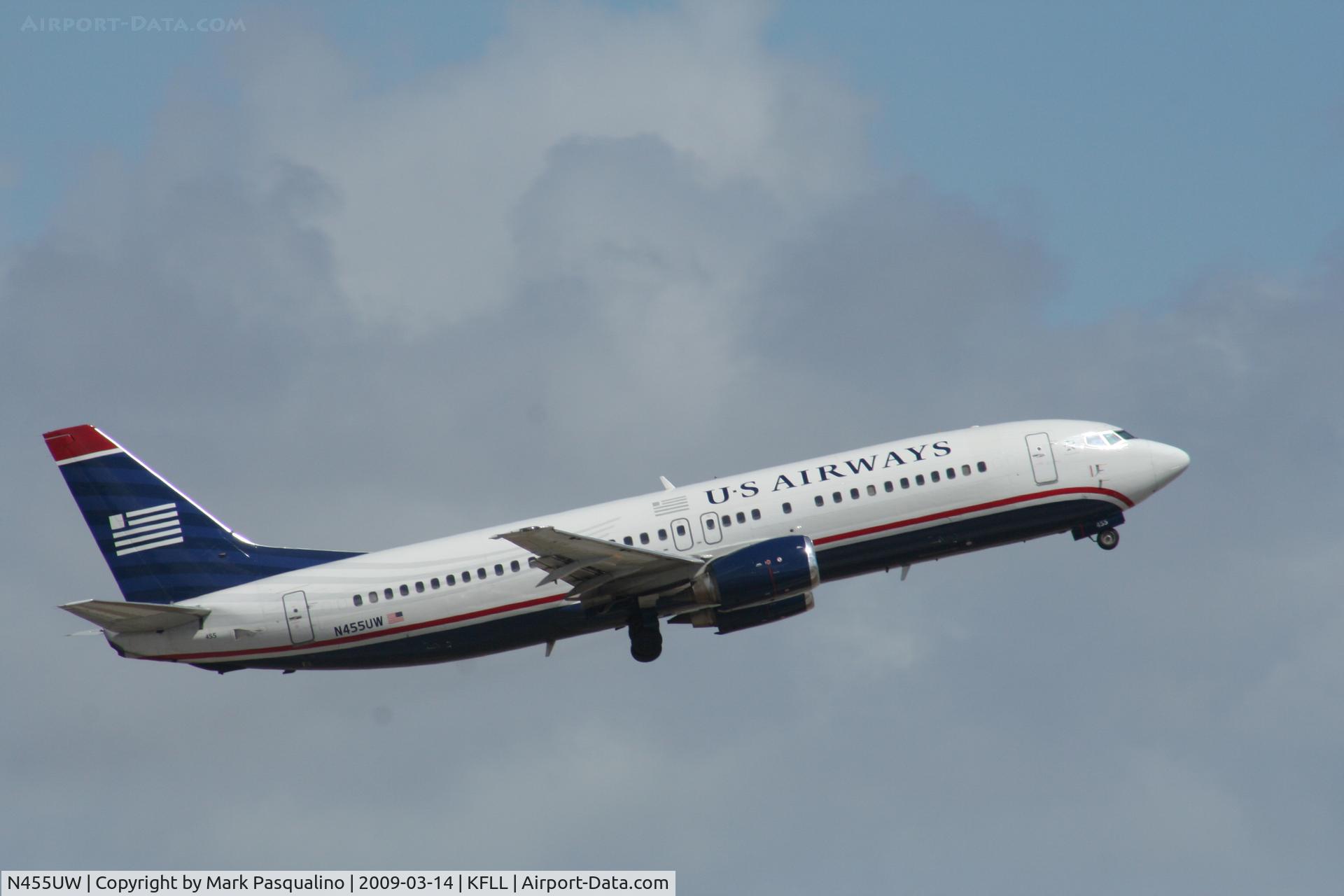 N455UW, 1991 Boeing 737-4B7 C/N 24997, Boeing 737-400