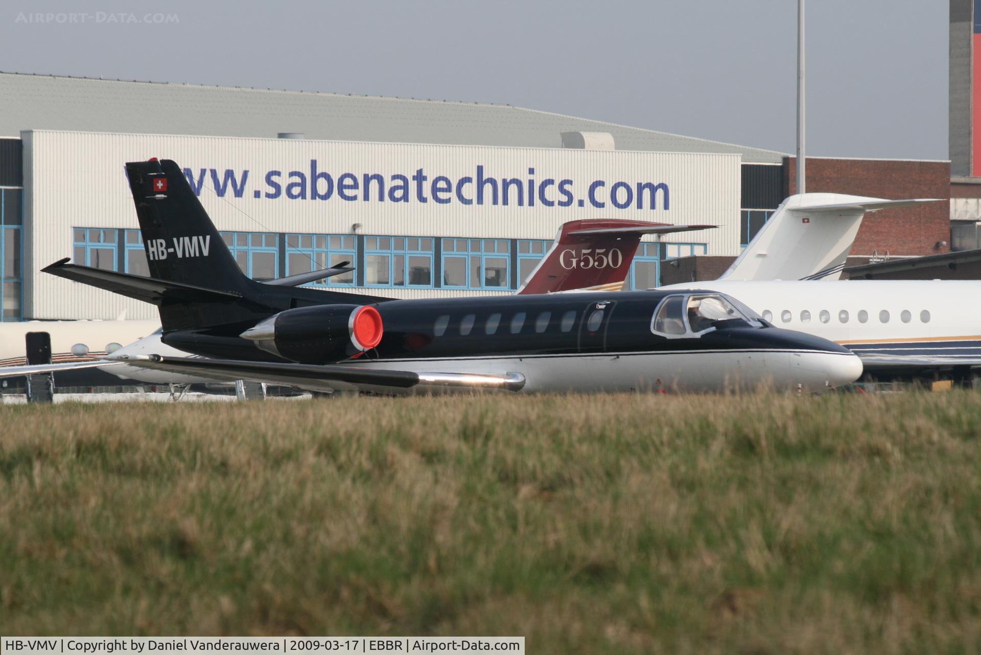 HB-VMV, 1992 Cessna 560 Citation V C/N 560-0166, parked on General Aviation apron