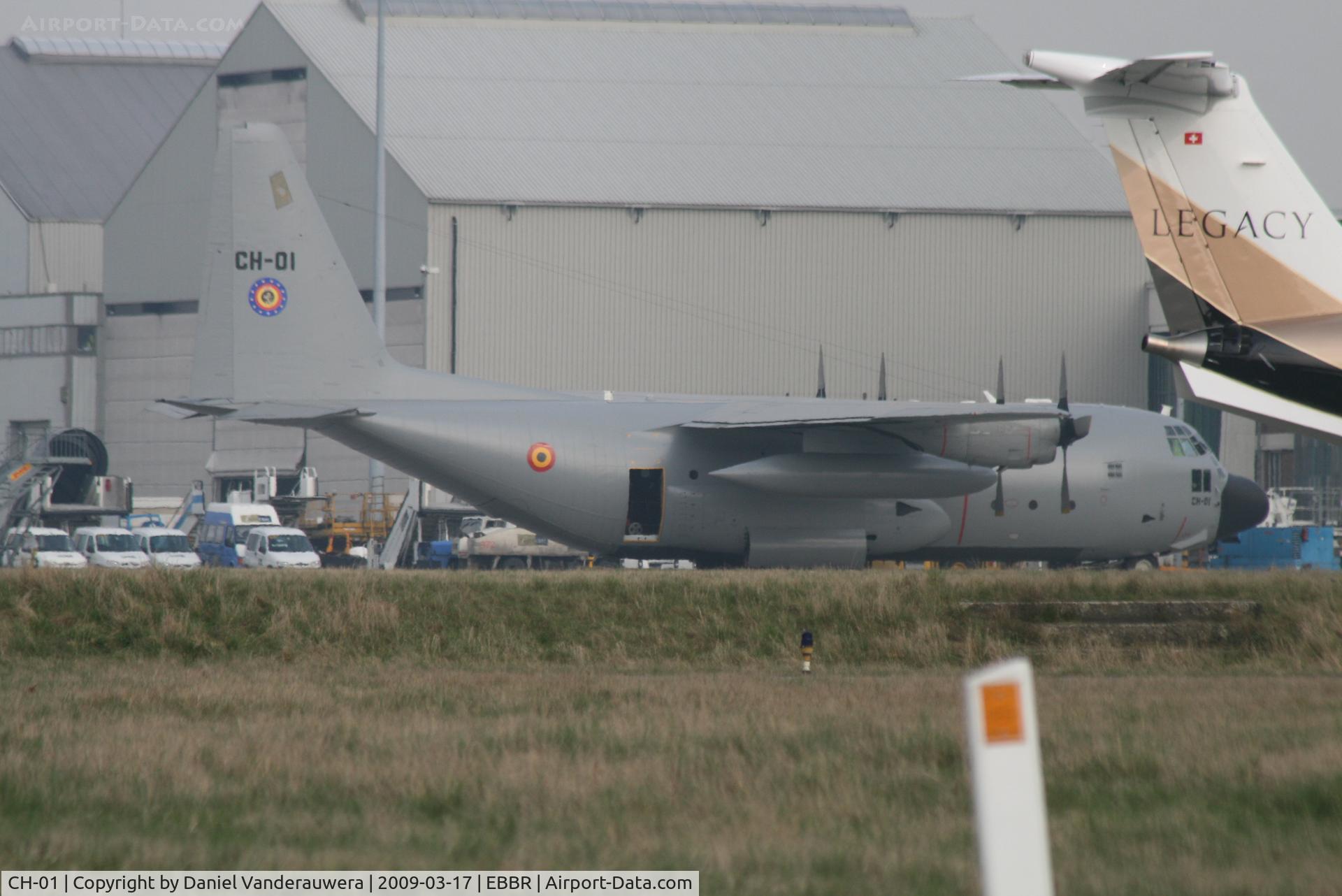 CH-01, 1971 Lockheed C-130H Hercules C/N 382-4455, waiting for maintenance