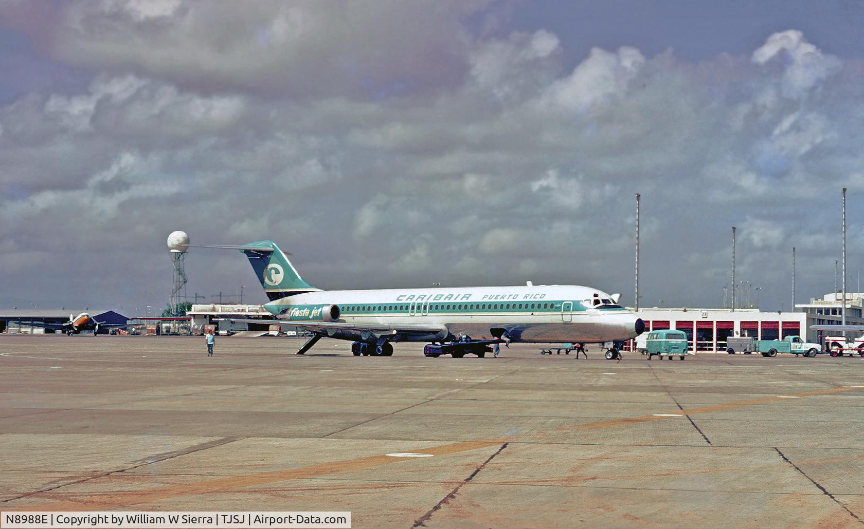 N8988E, 1967 Douglas DC-9-31 C/N 47098, Originally deliverd to Caribair purchased by Eastern Airline