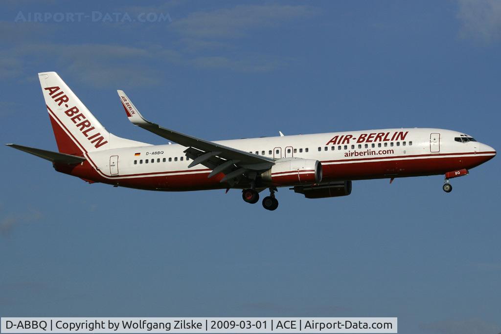 D-ABBQ, 1999 Boeing 737-86N C/N 28608, visitor