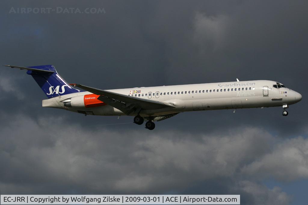 EC-JRR, 1991 McDonnell Douglas MD-87 (DC-9-87) C/N 49612, visitor