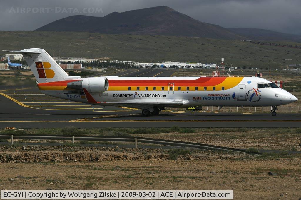 EC-GYI, 1998 Canadair CRJ-200ER (CL-600-2B19) C/N 7249, visitor