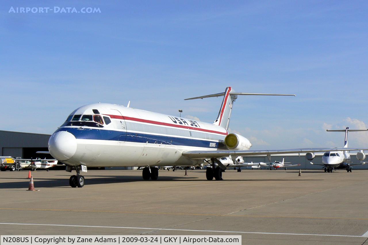 N208US, 1968 Douglas DC-9-32F C/N 47220, At Arlington Municipal