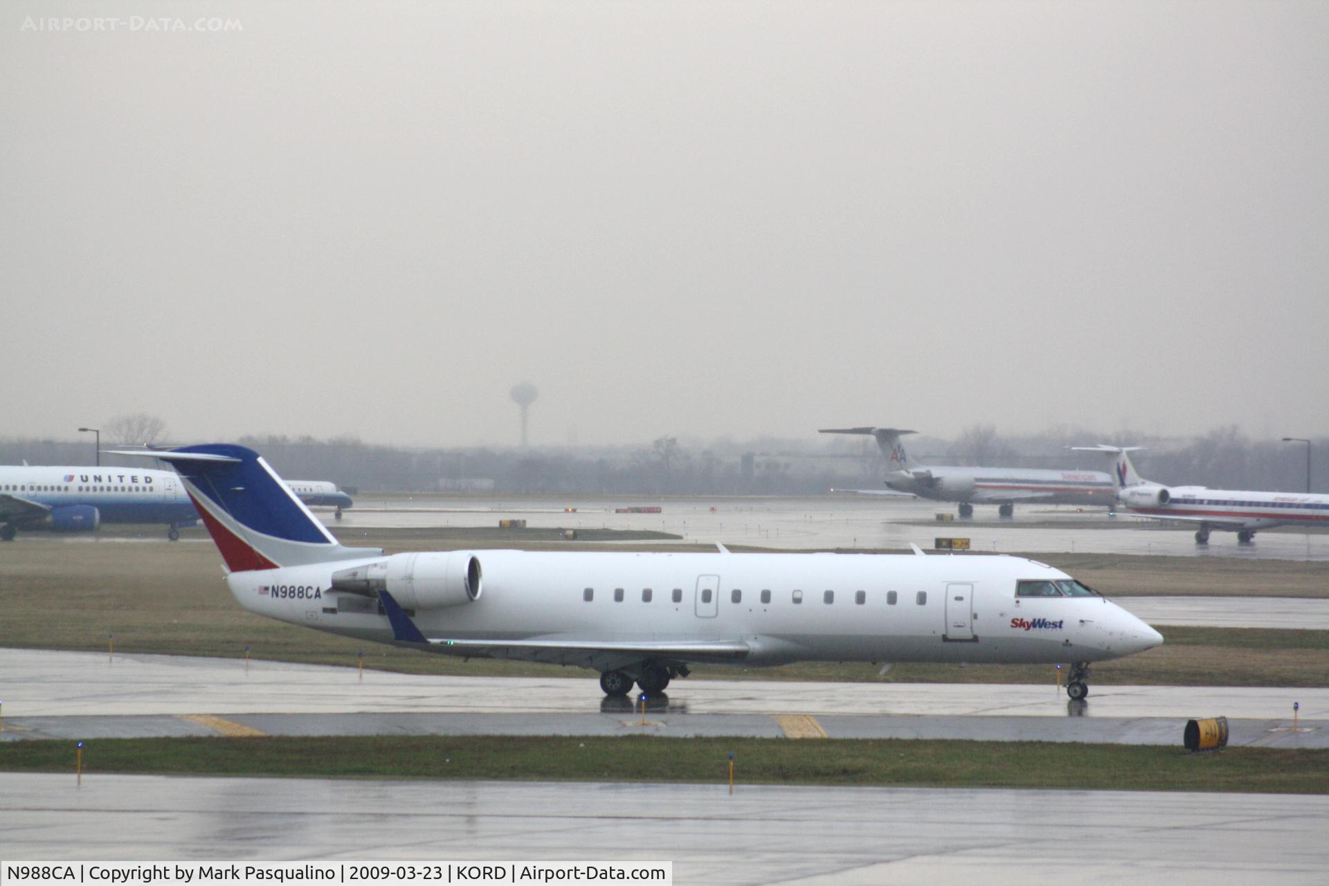N988CA, 1997 Canadair CRJ-100ER (CL-600-2B19) C/N 7204, CL-600-2B19
